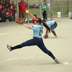 RESULTS: Plenty of action on the softball diamond during opening day of the Games