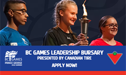 Apply now for the BC Games Leadership Bursary