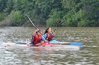 Games paddling events underway Friday