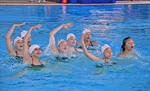 Fraser River synchronized swimming team had just four weeks to prepare