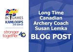 Long Time Canadian Archery Coach, Susan Lemke