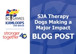 SJA Therapy Dogs Making a Major Impact at the Kamloops 2018 BC Winter Games