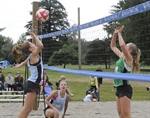 Girls Beach Volleyball: Opening games concluded